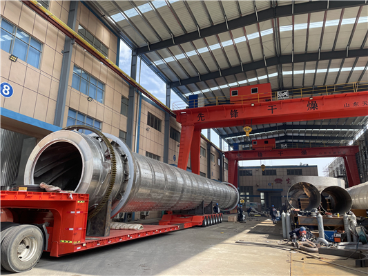 先锋时刻|单机年产2万吨的磷酸铁回转窑焙烧炉发运中