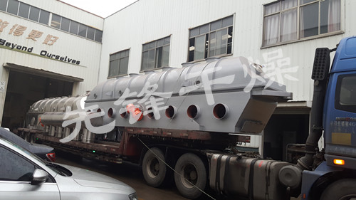 淄博新空间订购先锋陶瓷颗粒专用振动流化床发运 淄博新空间订购先锋陶瓷颗粒专用振动流化床发运