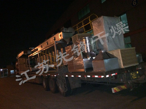 山东曹达化工时产400KG的WDG颗粒生产线发货 山东曹达化工时产400KG的WDG颗粒生产线发货